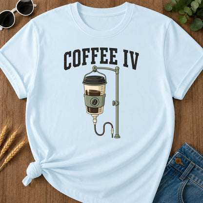 Coffee Iv T-Shirt - Chambray