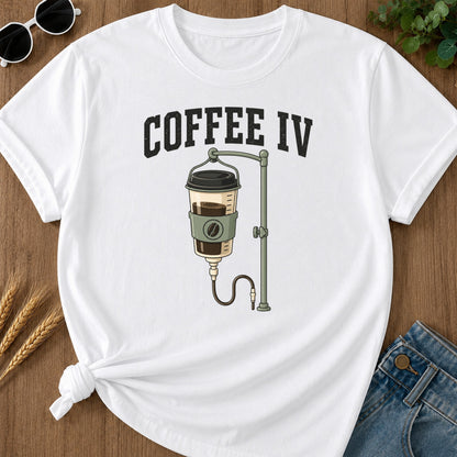 Coffee Iv T-Shirt - White