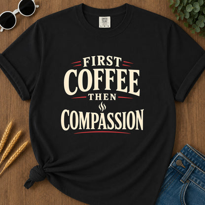 Coffee Pass T-Shirt - Black