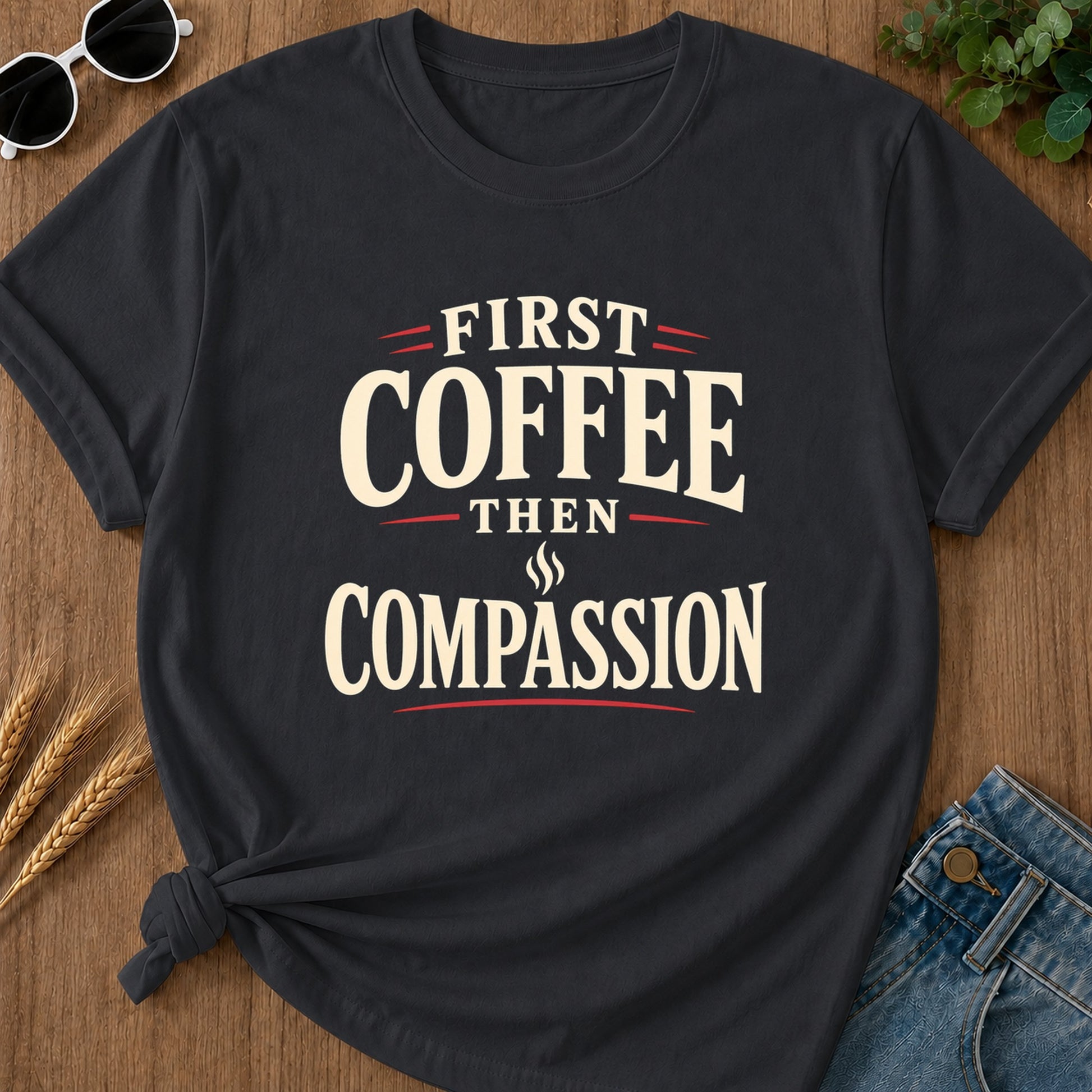 Coffee Pass T-Shirt - Graphite