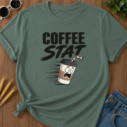 Coffee Stat T-Shirt - Blue Spruce