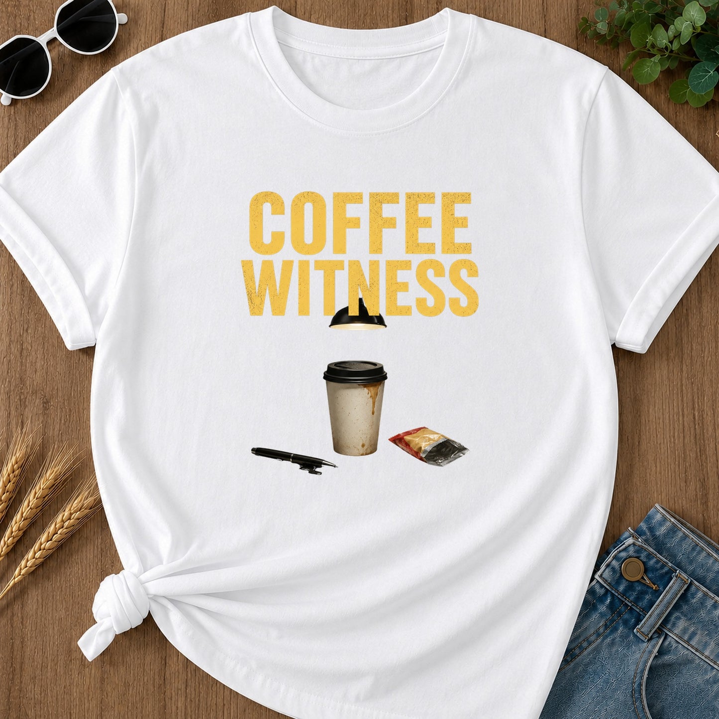 Coffee Witness T-Shirt - White