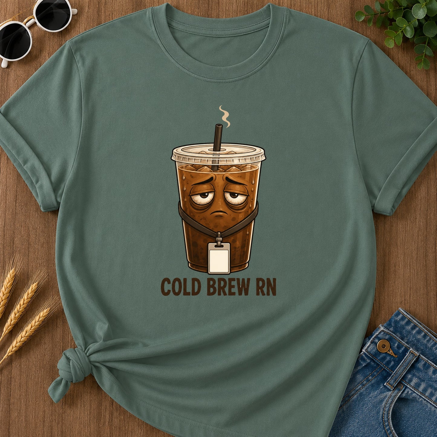 Cold Brew Rn T-Shirt - Blue Spruce