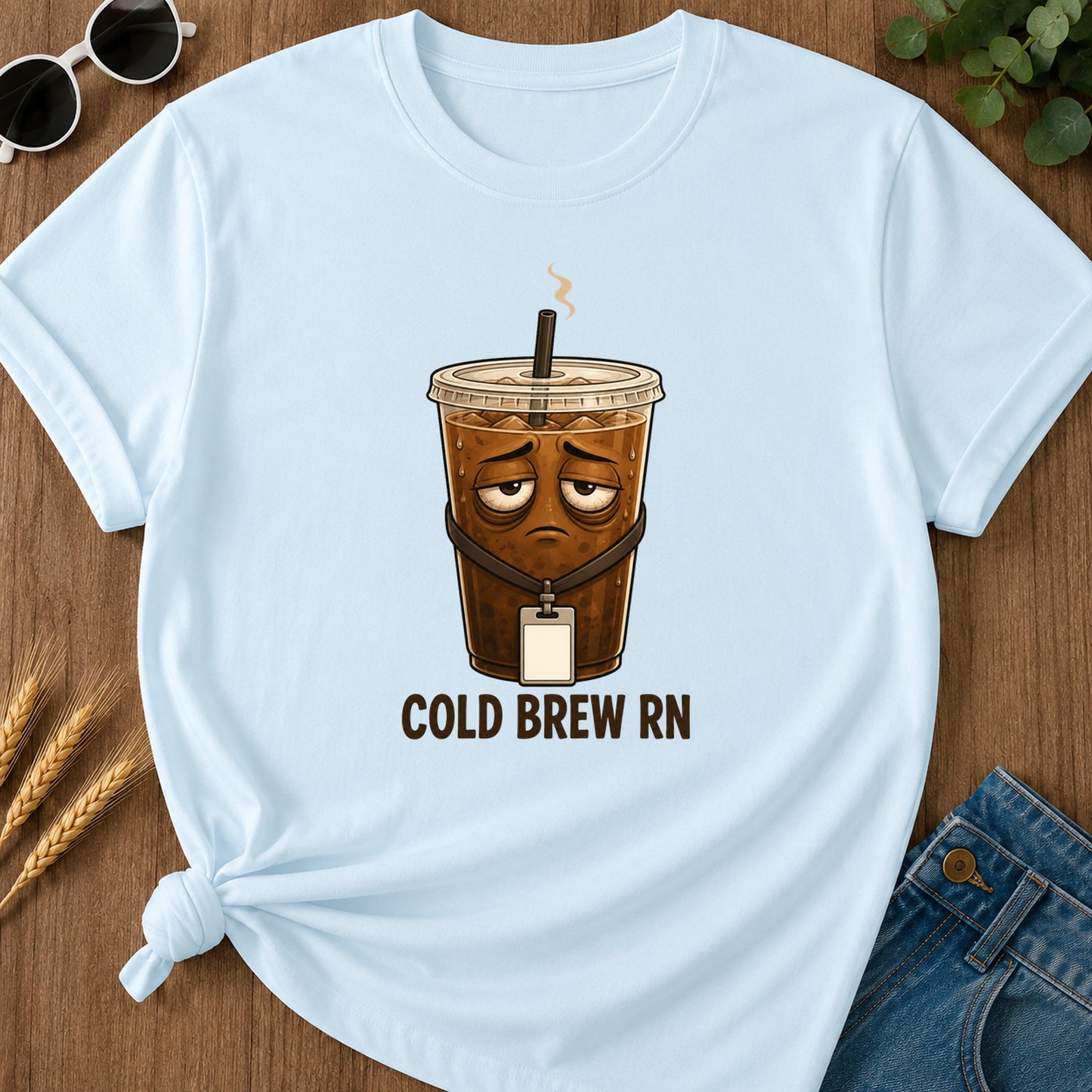 Cold Brew Rn T-Shirt - Chambray