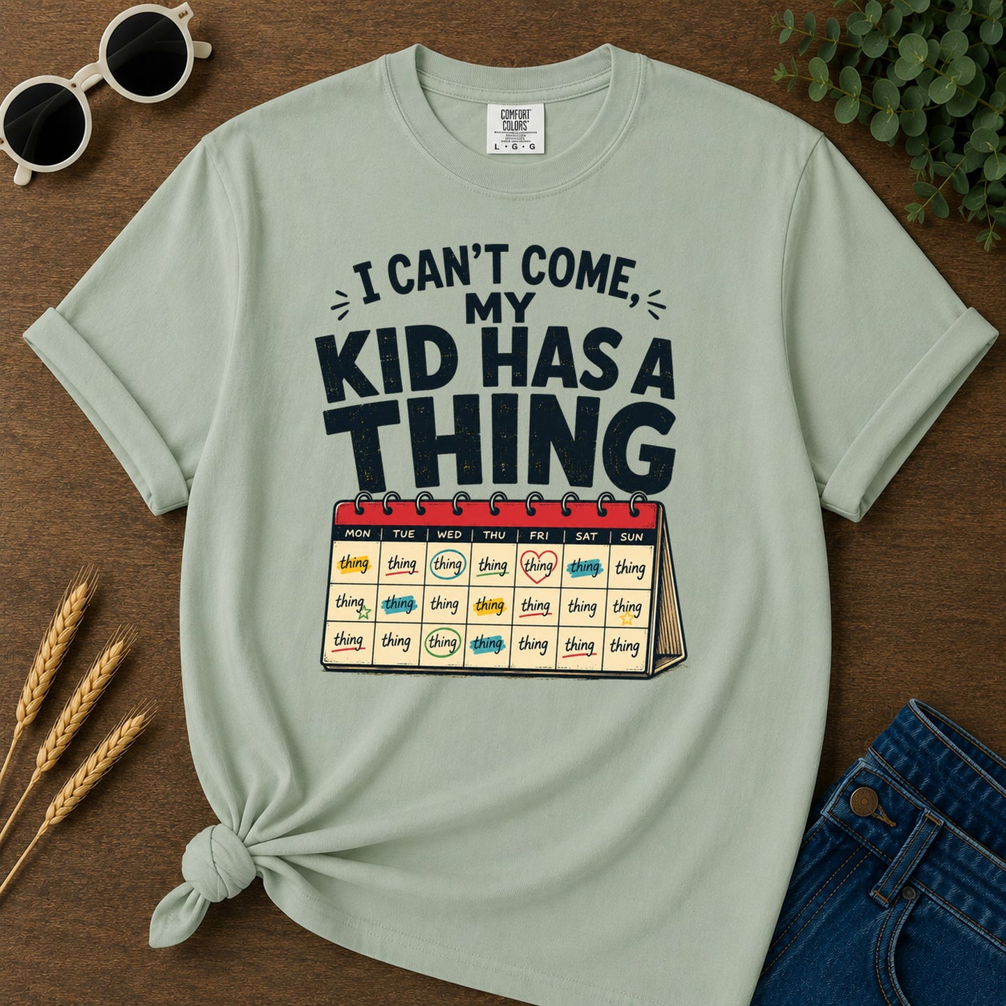 Come I Cant C My Now Tue Wed Thu Fri T-Shirt - Bay