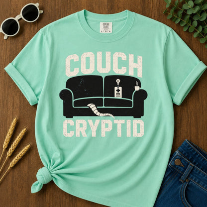 Couch Cryptid T-shirt - Island Reef Mockup