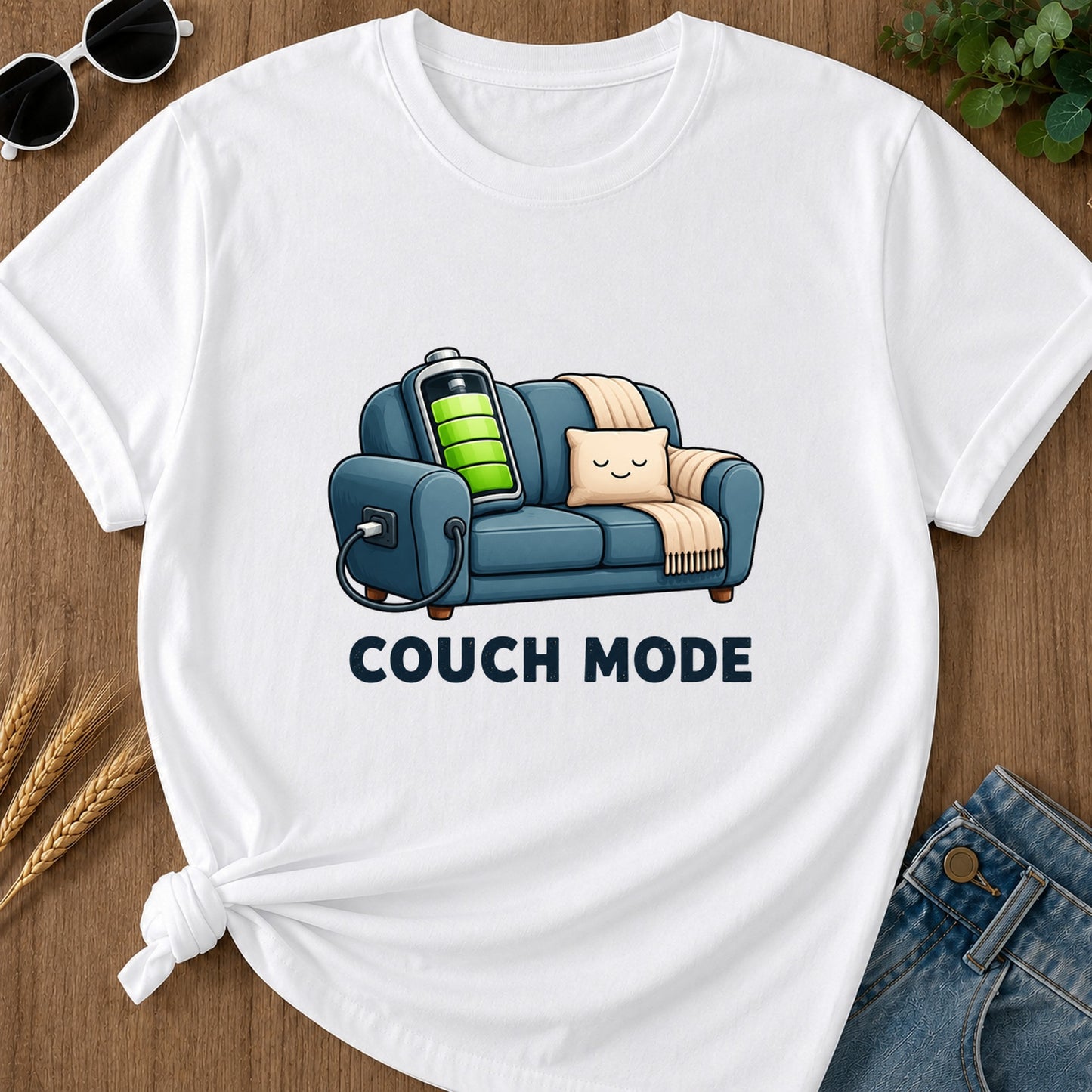 Couch Mode T-Shirt - White