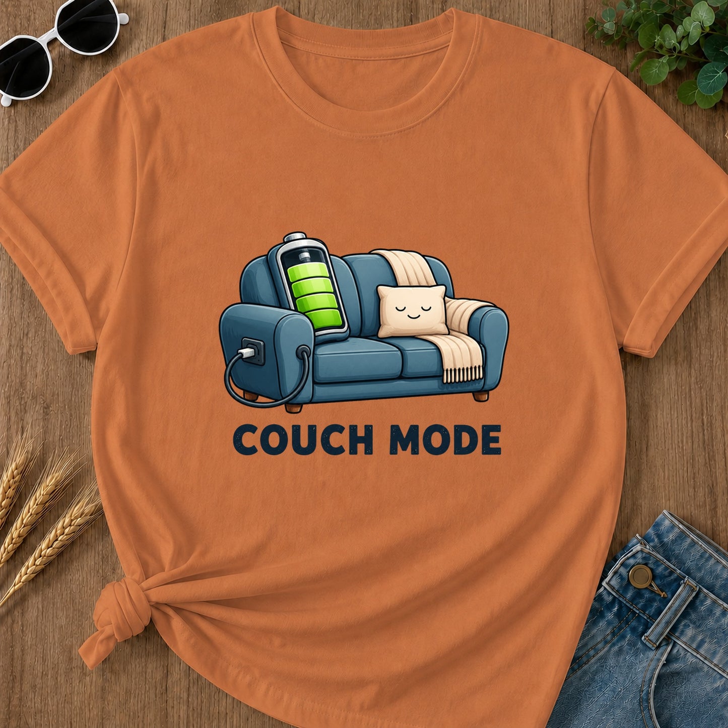 Couch Mode T-Shirt - Yam