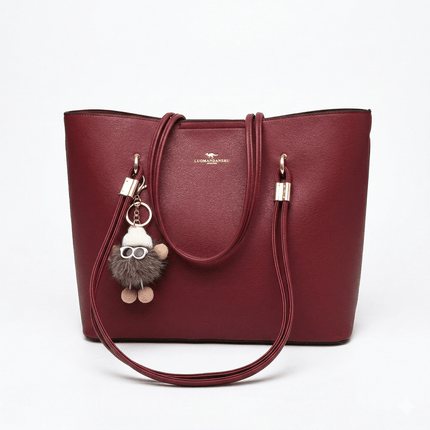Cowhide Leather Basket Tote Bag - RAYZORA