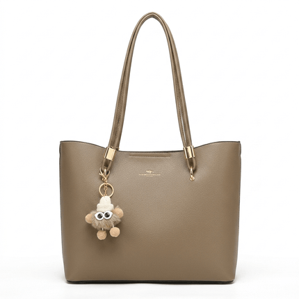 Cowhide Leather Basket Tote Bag - RAYZORA