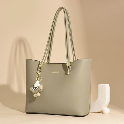 Cowhide Leather Basket Tote Bag - RAYZORA