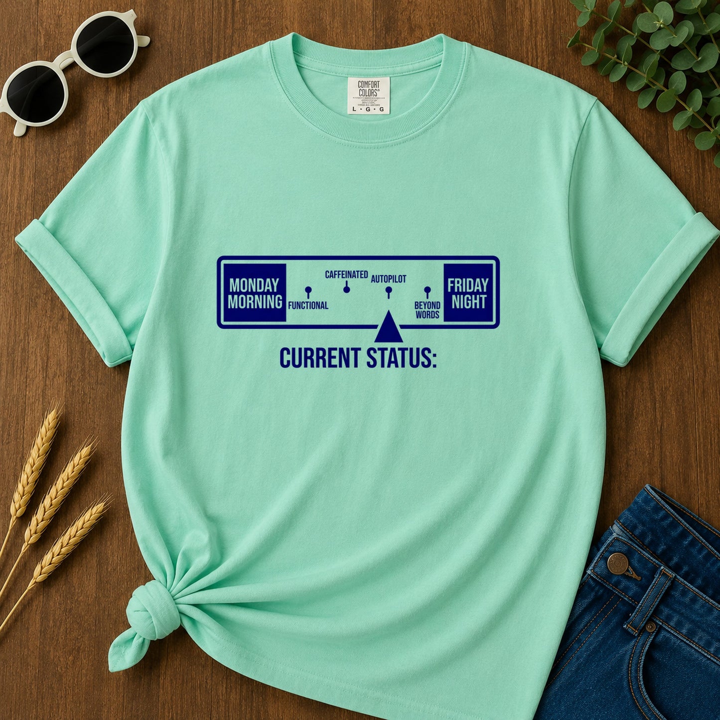 Current Status T-Shirt - Island Reef