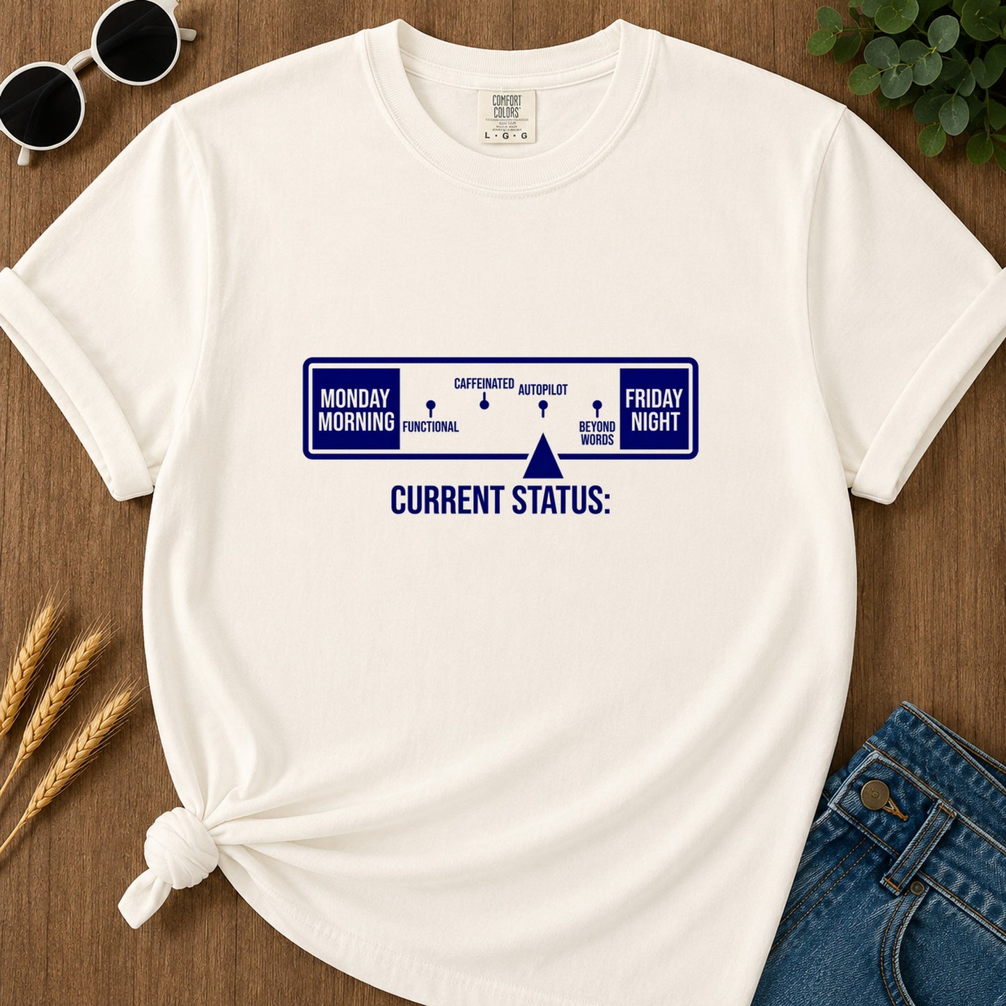 Current Status T-Shirt - Ivory
