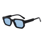 Black Frame Blue Lens