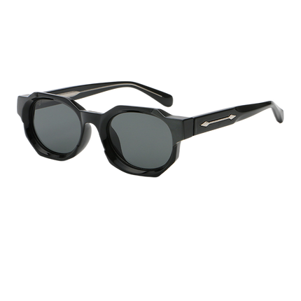 Full Frame Sunglasses UV380 PC Frame Modern Style Unisex – Rayzora Solar Drift