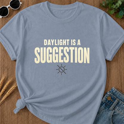 Daylight Suggestion T-Shirt - Blue Jean