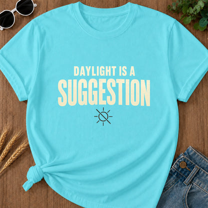 Daylight Suggestion T-Shirt - Lagoon Blue