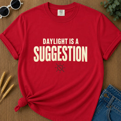 Daylight Suggestion T-Shirt - Red