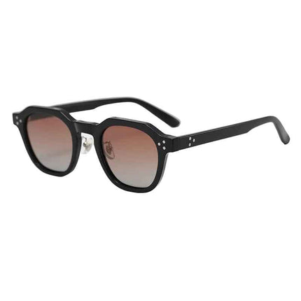 Polarized TR90 Sunglasses UV400 Polygonal Retro Punk Unisex – Rayzora Rivet Edge