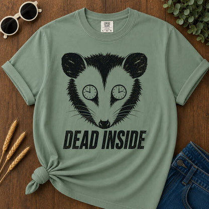 Dead Inside T-shirt - Light Green Mockup