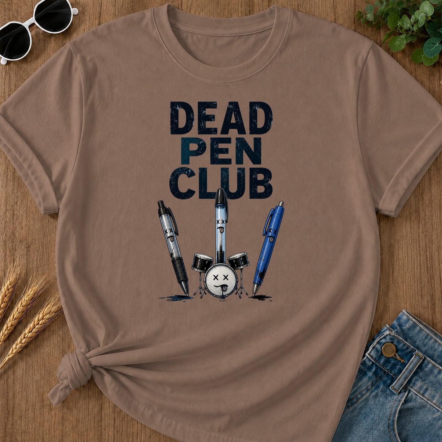 Dead Pen Club T-Shirt - Espresso