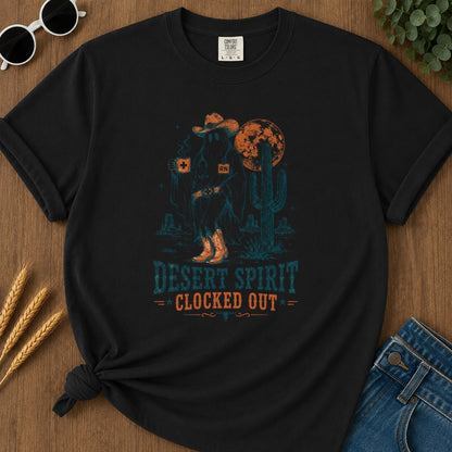Desert Spirit T-shirt - Black Mockup