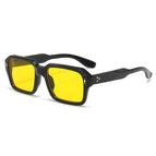 Black frame yellow film