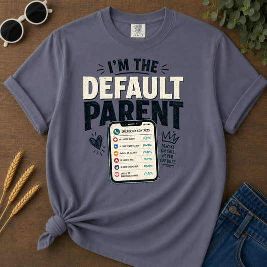 Emergency Contacts Mom T-Shirt - Navy