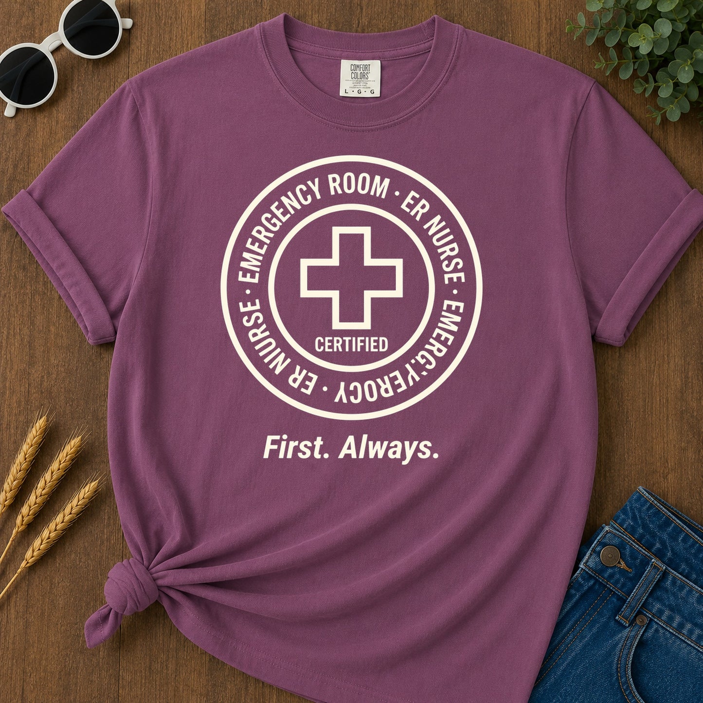 Emergency Room T-Shirt - Berry