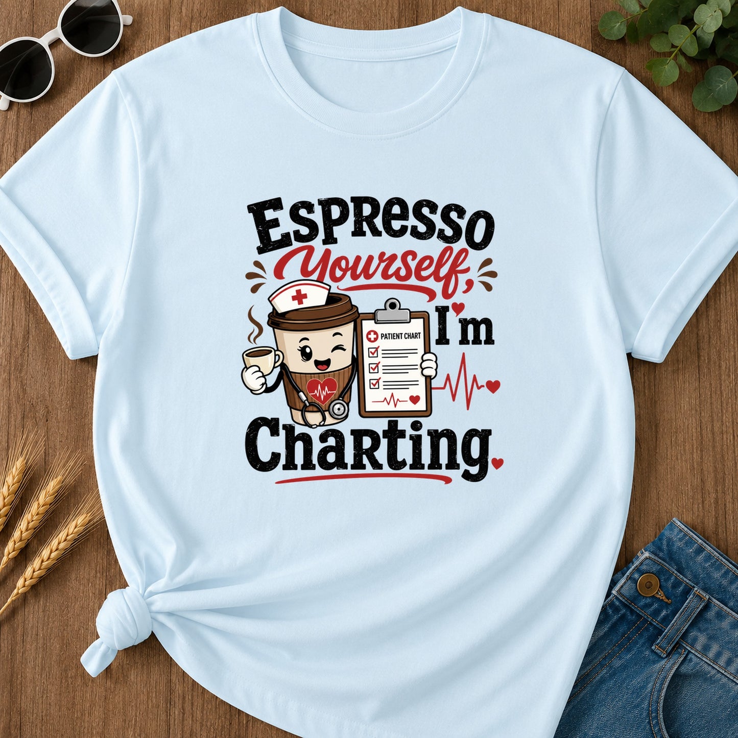 Espresso Yourself T-Shirt - Chambray