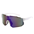 White frame purple film
