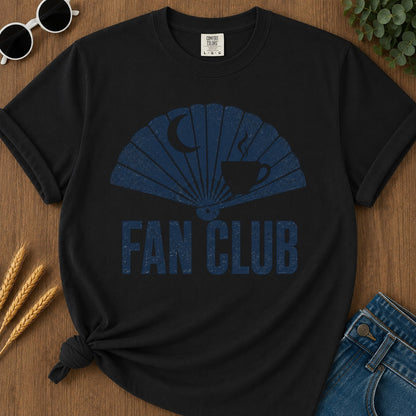 Fan Club T-shirt - Black Mockup