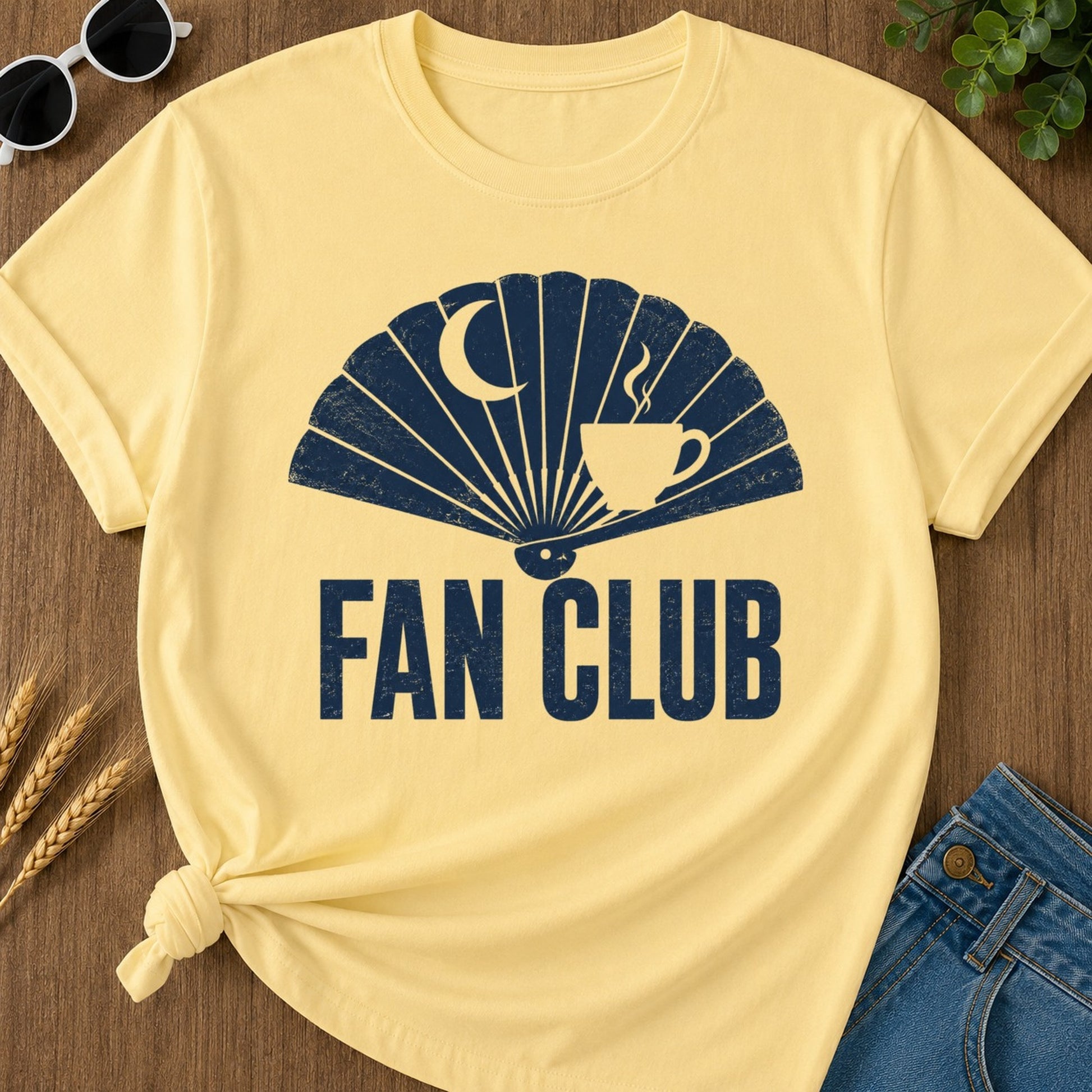 Fan Club T-shirt - Butter Mockup