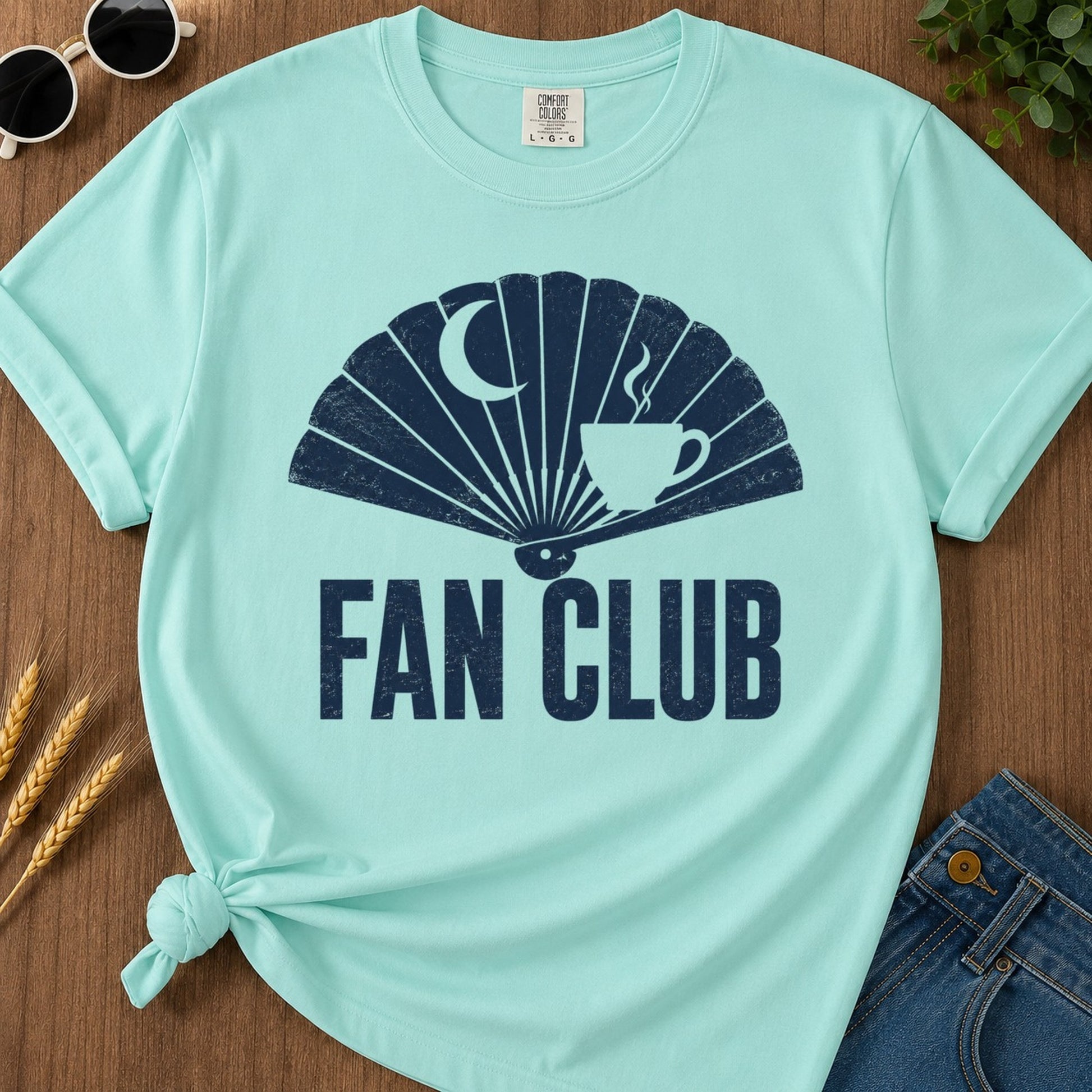 Fan Club T-shirt - Chalky Mint Mockup