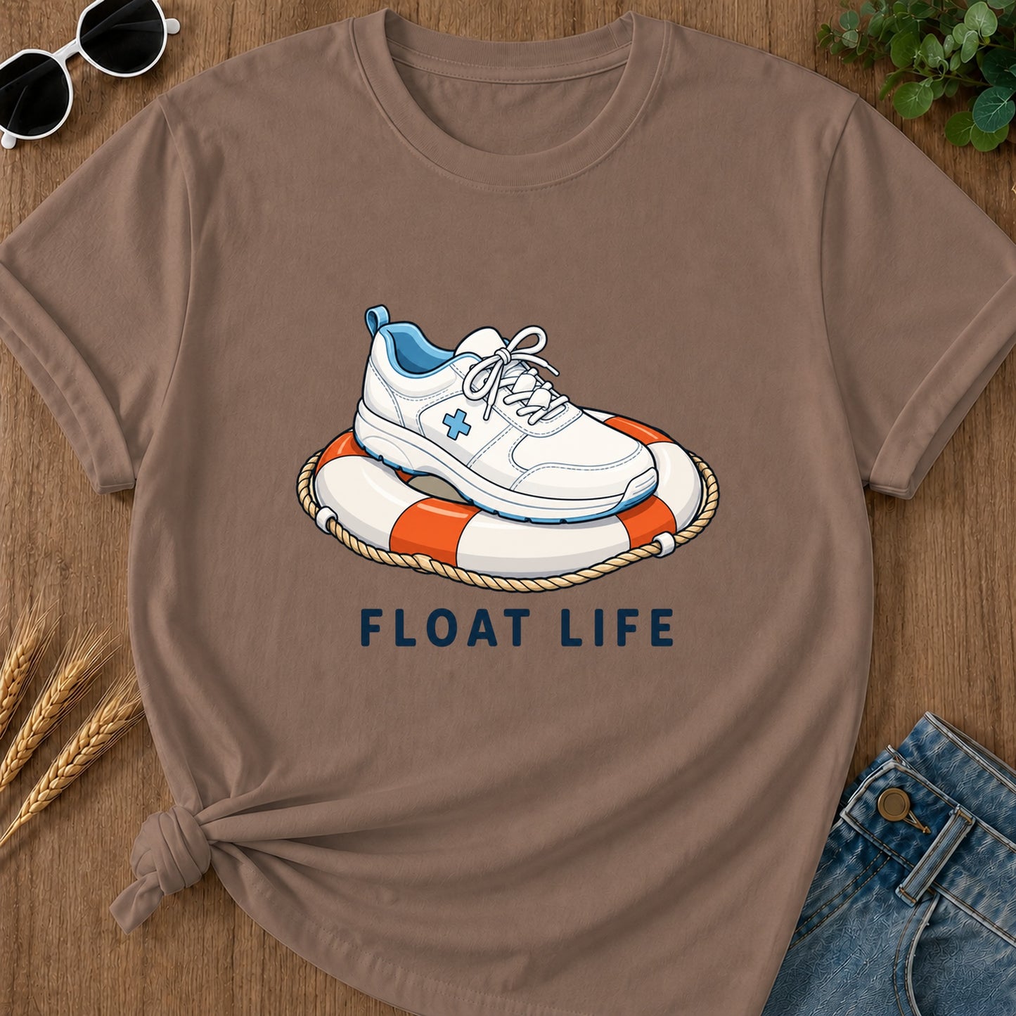 Float Life T-Shirt - Espresso
