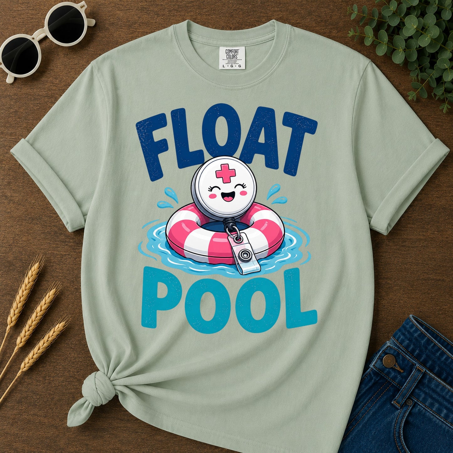 Float Pool T-Shirt - Bay