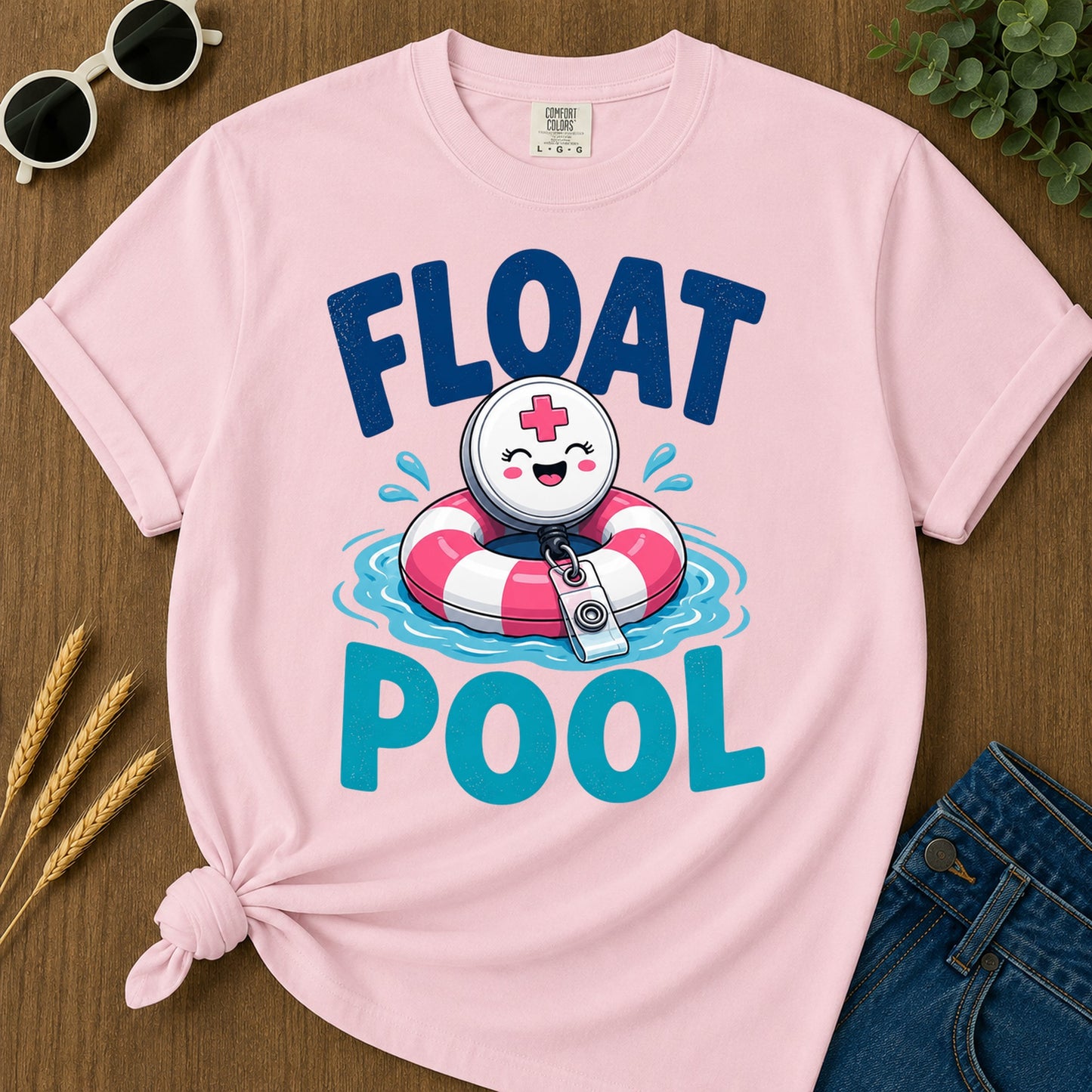 Float Pool T-Shirt - Blossom