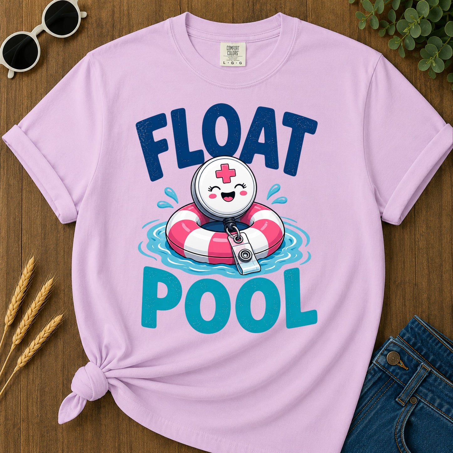 Float Pool T-Shirt - Orchid