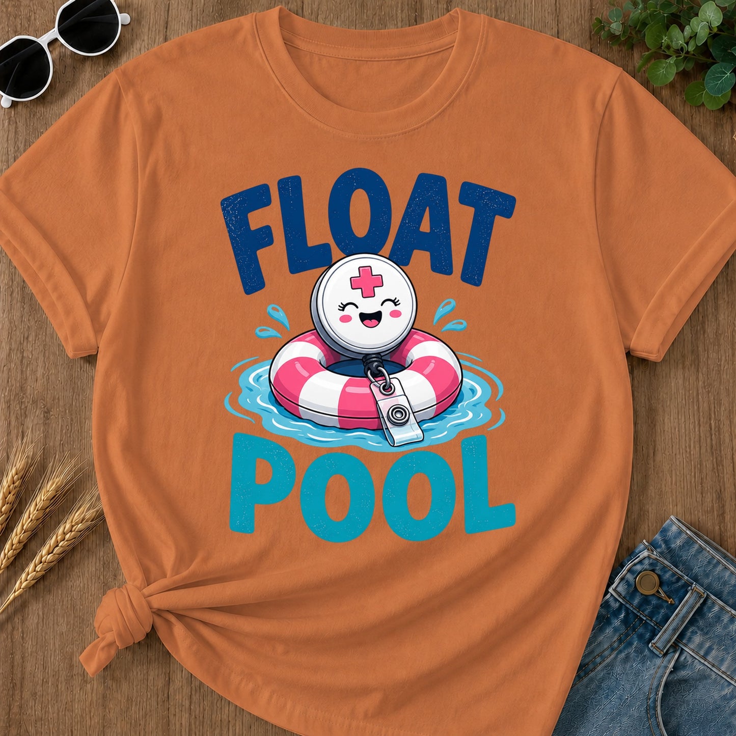 Float Pool T-Shirt - Yam