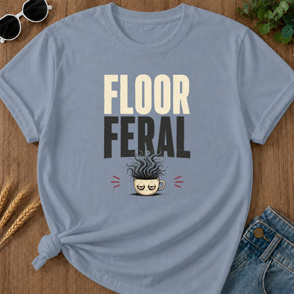 Floor Feral T-Shirt - Blue Jean