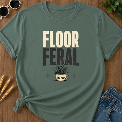 Floor Feral T-Shirt - Blue Spruce
