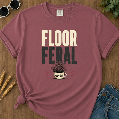 Floor Feral T-Shirt - Brick