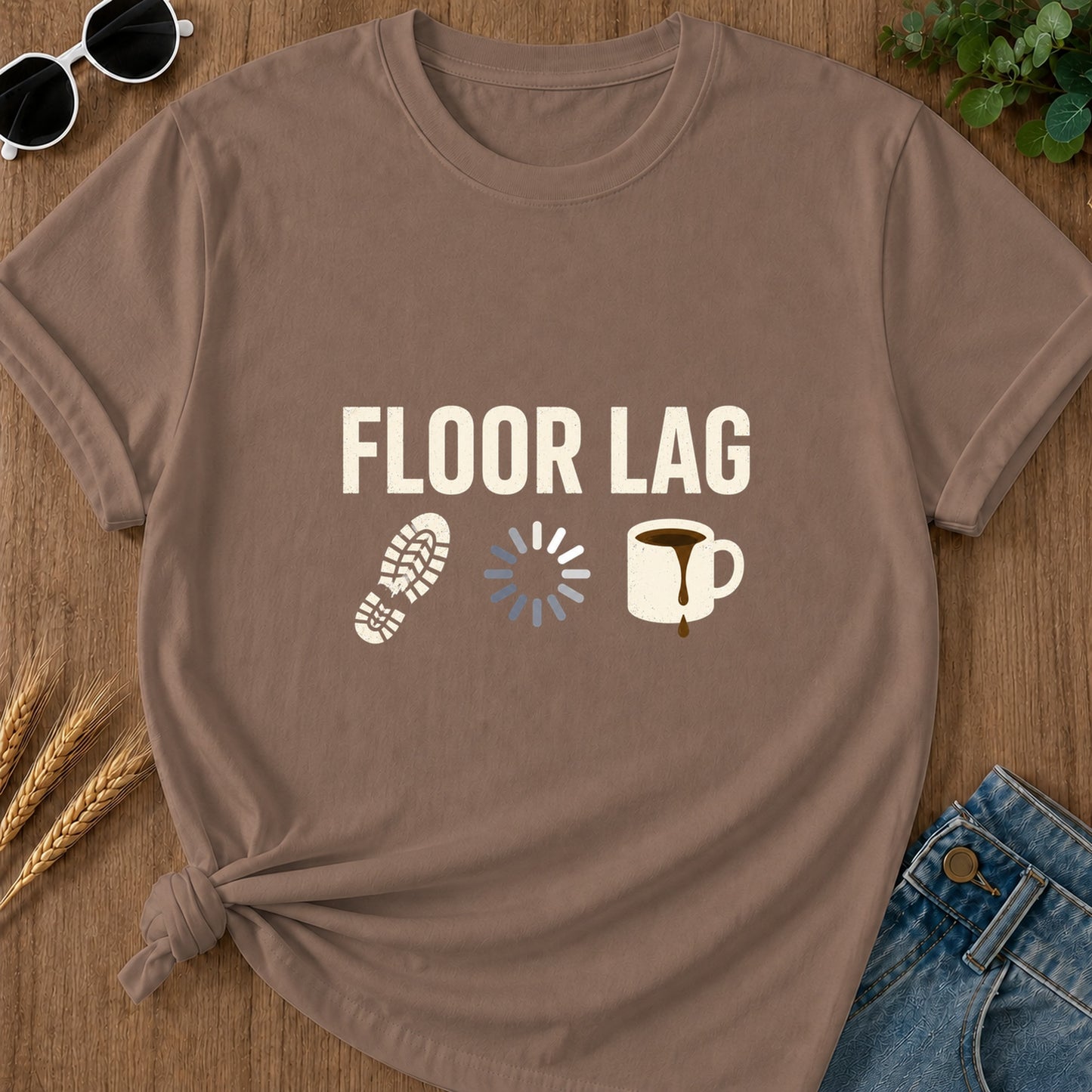 Floor Lag T-Shirt - Espresso