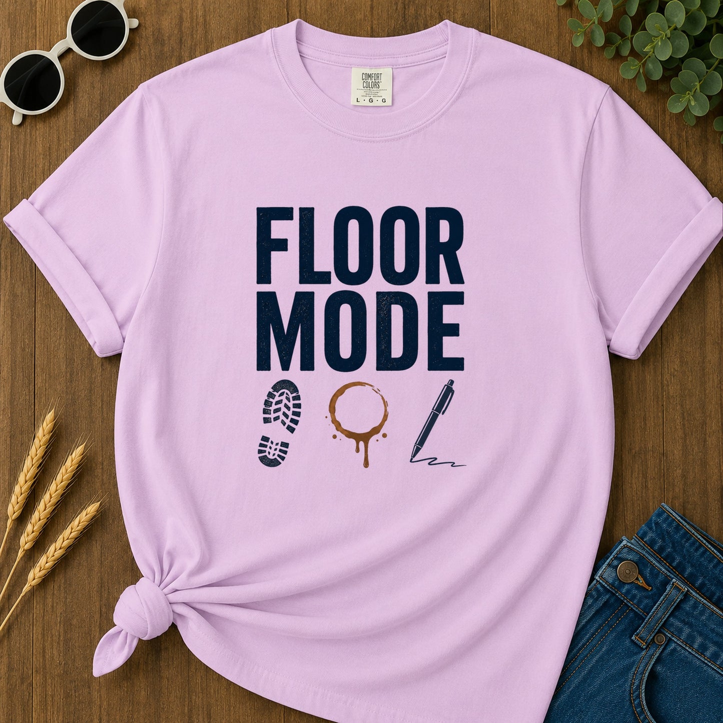 Floor Mode T-Shirt - Orchid