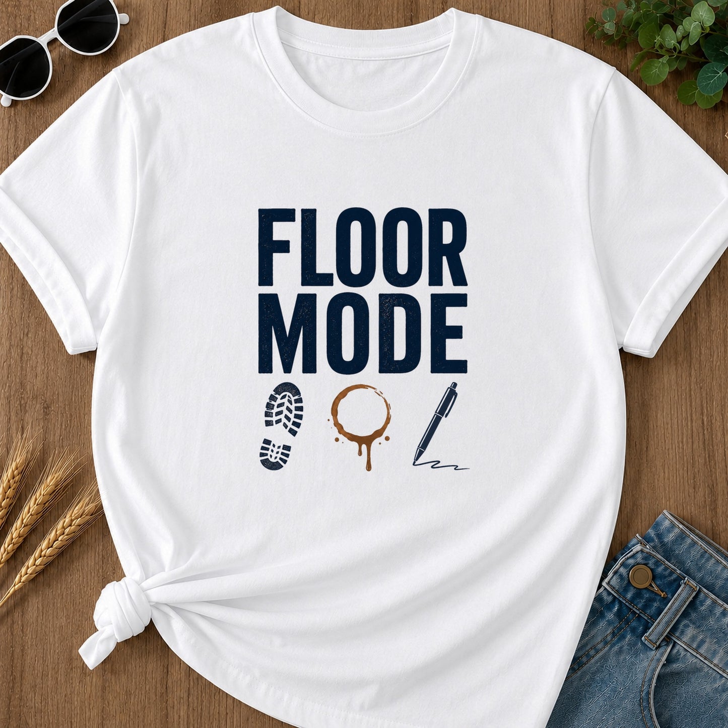 Floor Mode T-Shirt - White