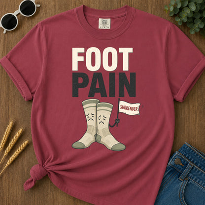 Foot Pain T-Shirt - Chili