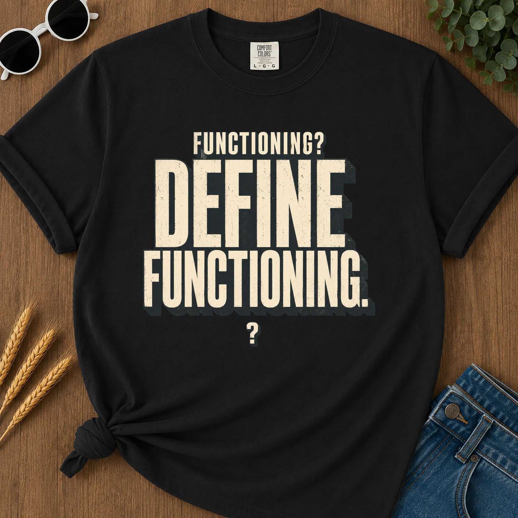 Functioning Define Functioning T-Shirt - Black