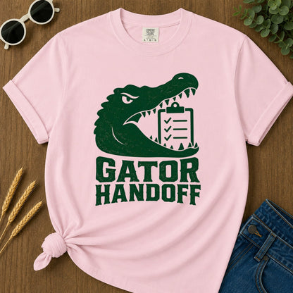 Gator Handoff T-shirt - Blossom Mockup