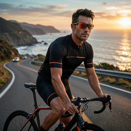 Half Glare | Polarized UV400 Half Frame Sunglasses – Driving & Cycling Unisex – Sunglasses | RAYZORA