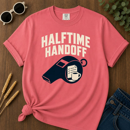 Halftime Handoff T-shirt - Watermelon Mockup